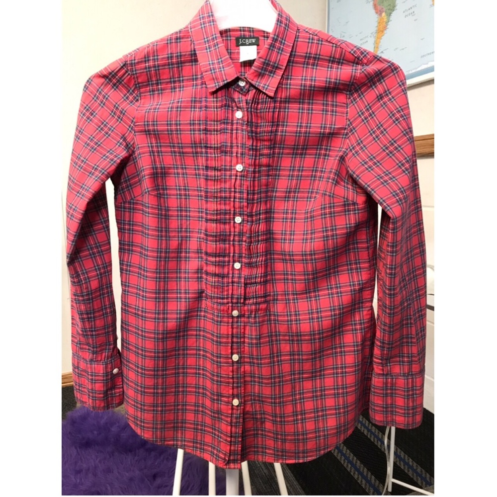 J. Crew Button Down Plaid Shirt